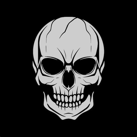 Premium Vector Skull Head Vector Illustration