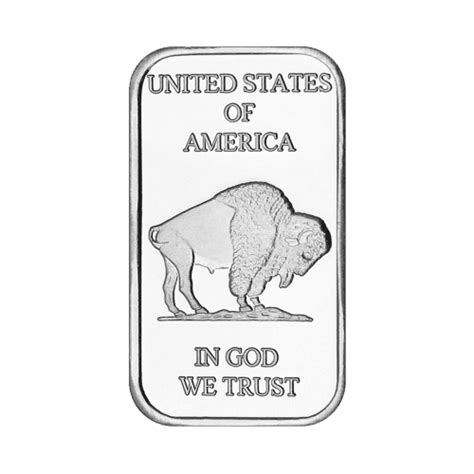 Buy 1 Oz Buffalo Silver Bar SilverTowne Mint Guidance Corporation