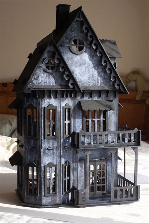 1 12 Scale Gothic Witches Spooky Haunted Dolls House Ooak Hand Made