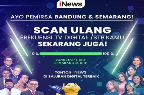 Siaran Analog Dihentikan Warga Bandung Dan Semarang Beralih Ke Tv