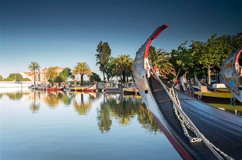 Premium Photo View Of The Main Channel Of The Ria De Aveiro In