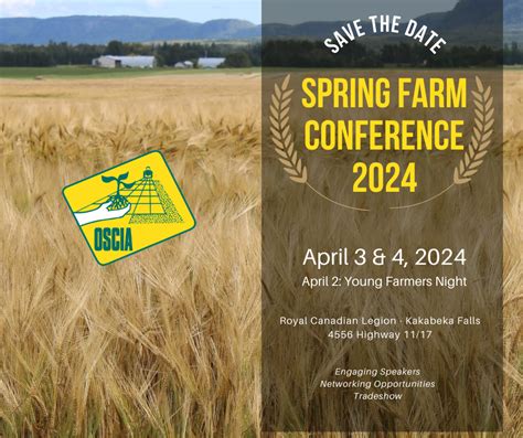 Spring Farm Conference OSCIA