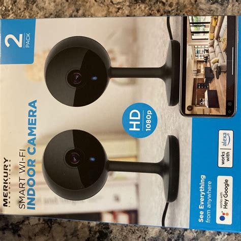 Merkury Innovations P Smart Wi Fi Camera With Voice Off