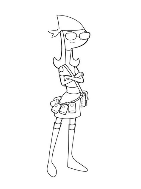 Candace Abrazando A Perry Para Colorear Imprimir E Dibujar