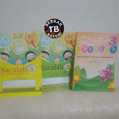 Buku Paket 3 Buku Bacalah Jilid 1 3 1521cm Lazada Indonesia