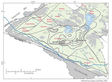 Land Subsidence In The Antelope Valley Usgs California Water Science