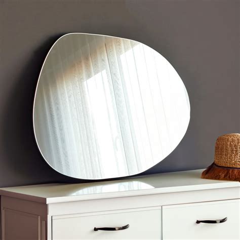 Wrought Studio Idalla Asymmetrical Bathroom / Vanity Mirror | Wayfair