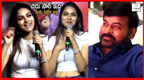 Actress Divi Emotional Speech At God Father Press Meet Megastar