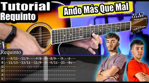 Ando M S Que Mal Eslab N Armado Requinto Tutorial Como Tocar En