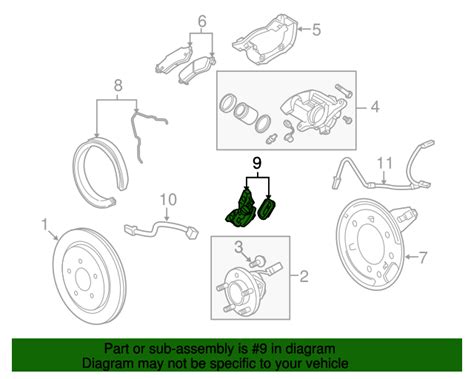 Rear Passenger Side Parking Brake Actuator With Protector