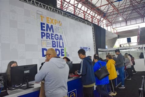 Primeiro Dia Da Expo Empregabilidade De Cajamar J Atendeu Centenas De