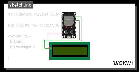 Lcd 1 Ino Wokwi ESP32 STM32 Arduino Simulator