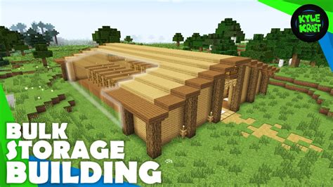 Minecraft Survival Storage Warehouse Youtube