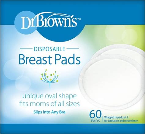 Dr Browns Disposable Breast Pad Oval 60 Pack