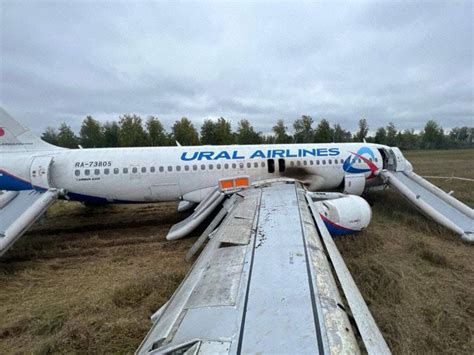 Ural Airlines A320 Lands In Field After Hydraulic Issues