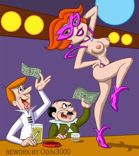 Rule 34 Boss Supervisor George Jetson Hanna Barbera High Heel Boots High Heels Jane Jetson