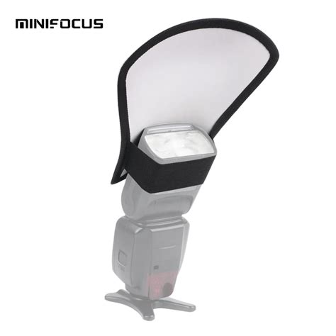 Universal 2 In 1 Silver And White Reflector Camera Flash Diffuser