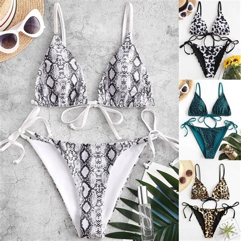 Conjunto De Bikini De Dos Piezas Para Mujer Ba Ador Sexy Ropa De