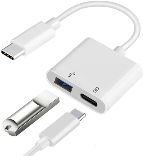 Adaptador Otg Tipo C A Usb Y Tipo C Hembra Tj Electronica