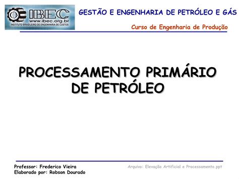 PDF Petro2 Processamento Primario DOKUMEN TIPS