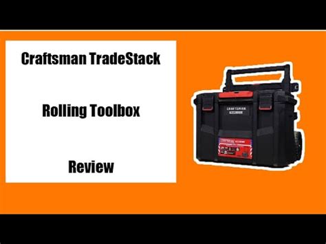 Craftsman TradeStack Rolling Toolbox Review YouTube