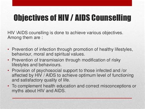 Pre And Post Hiv Counseling Vct