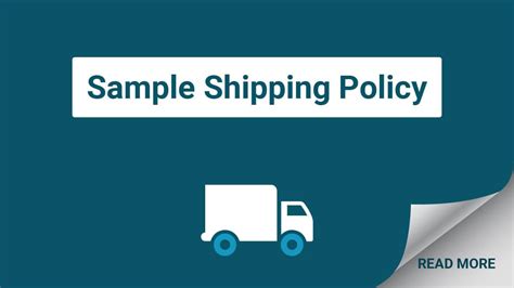 Shipping Policy Sample Tips To Create It To Build Trust And Boost Sales