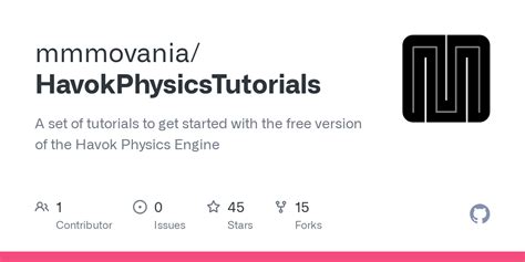 Github Mmmovaniahavokphysicstutorials A Set Of Tutorials To Get