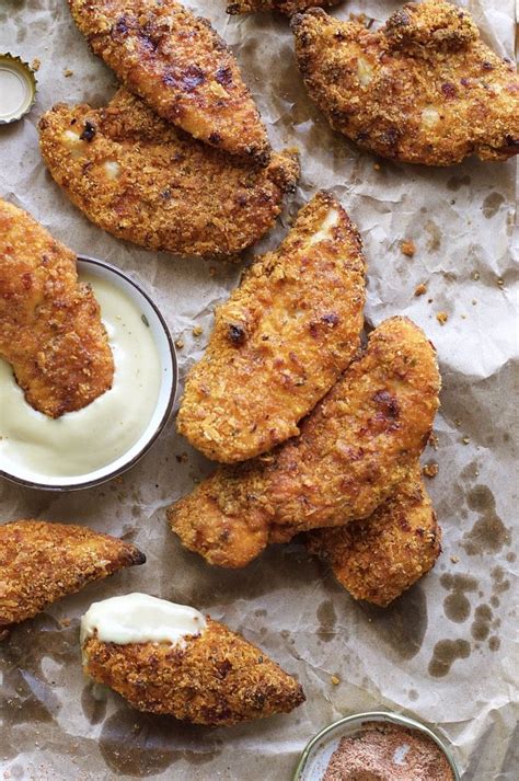 KFC Baked Oven Fried Chicken Tenders Recipe Baked Fried Chicken