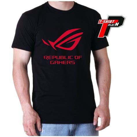 Jual Kaos Asus Rog Republic Of Gamers Shopee Indonesia