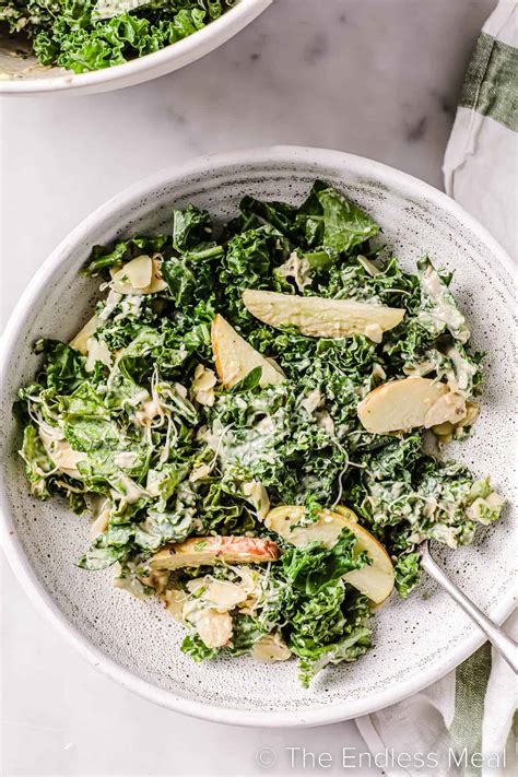 Creamy Kale Tahini Salad The Endless Meal®