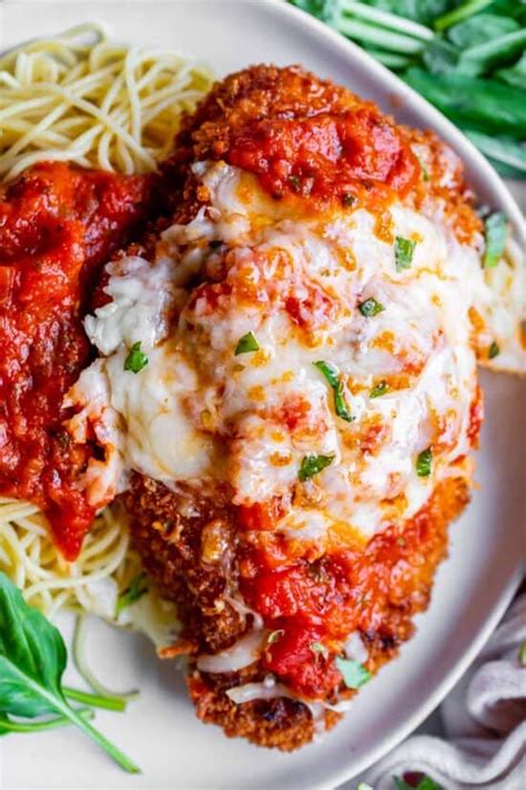 Ultra Crispy Chicken Parmesan Recipe The Food Charlatan