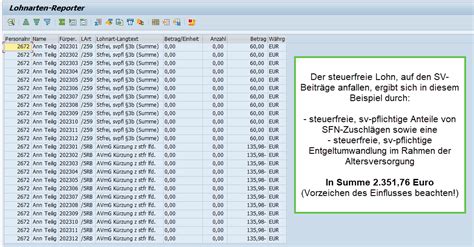 Anteilige SV Beiträge auf der Lohnsteuerbescheinigung in SAP HCM