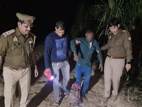 Police Encounter With Cow Smugglers In Hapur हापुड़ में गो तस्करों से