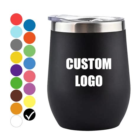 12oz Insulated Custom Sublimation Tumbler Vacuum Metal Tea Coffee