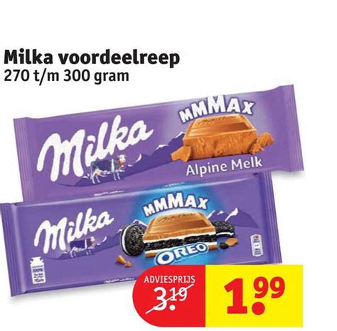 Milka Voordeelreep Aanbieding Bij Kruidvat Folders Nl