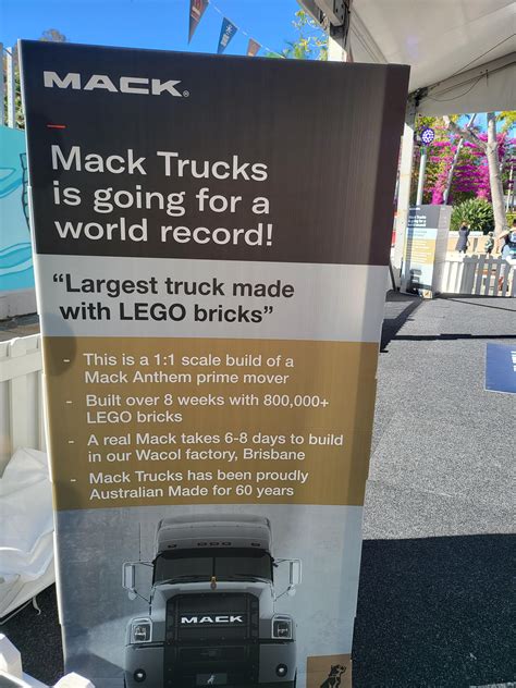 1:1 scale Mack Truck : r/lego