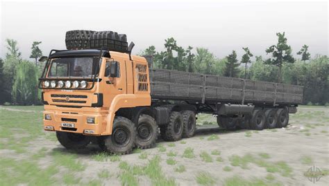 KAMAZ 65228 Pour Spin Tires