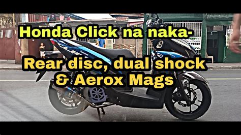 Rear Disc Dual Shock Aerox Mags Conversion To Honda Click I