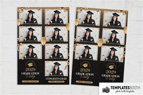 Graduation Party Photo Booth Template Templatesbooth