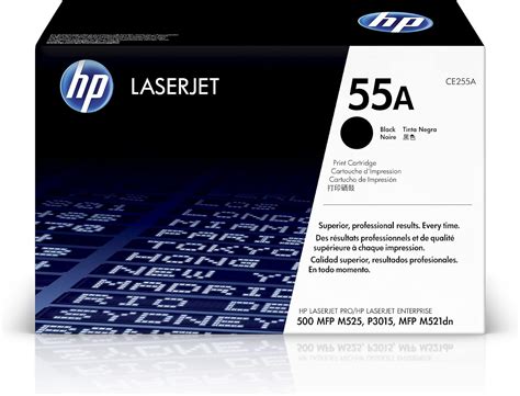 Hp 55a Black Toner Cartridge Works With Hp Laserjet