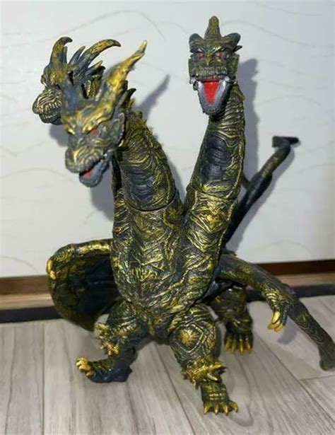 BANDAI MOVIE MONSTER Series Keizer Ghidorah Vinyl Figure 2004 Godzilla