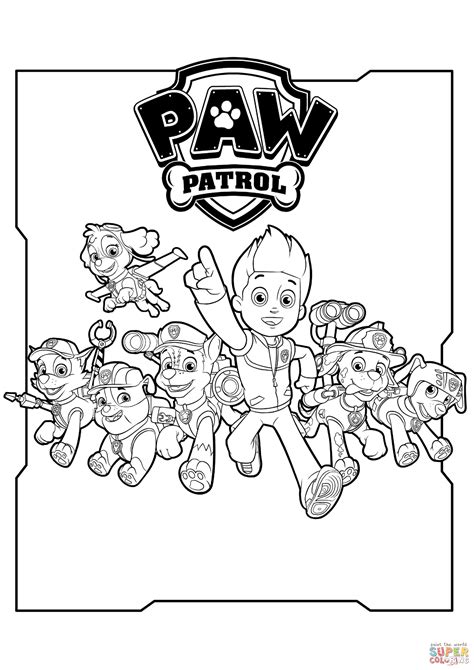 Supercoloring Paw Patrol - dunanal