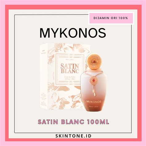 Jual MYKONOS Satin Blanc EDP 100ml 15ml Extrait De Parfum Perfume