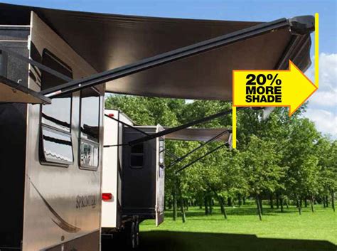 Solera 12v Xl Power Rv Awning 21 Wide Extra Long 98 Projection White Fade Lippert