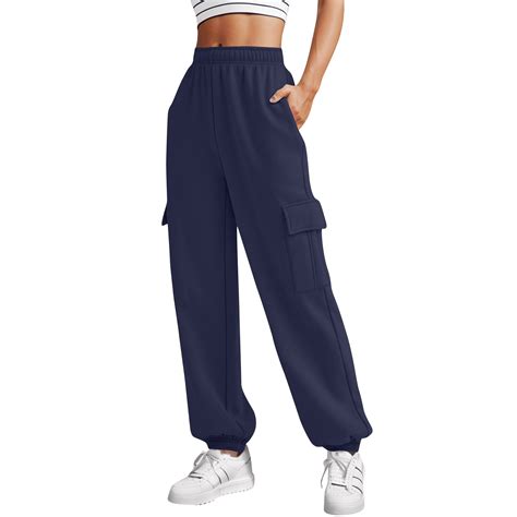 Susanny Sweatpants For Women Cargo Pants Drawstring Baggy Cinch Bottom