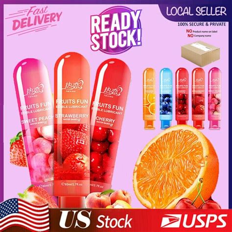 Edible Fruit Flavor Adult Lubricant Gel Lube Oral Sex Sexual Mild Massage Oil Ebay