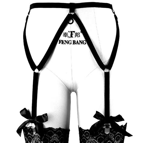 Womens Sexy Harness Garter Belt Stocking Suspender Belt Adjust Elastic