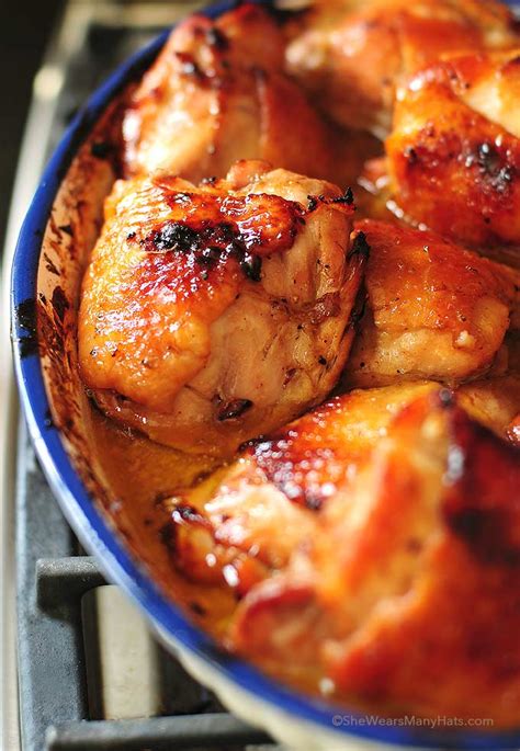 Honey Soy Baked Chicken Thighs Recipe