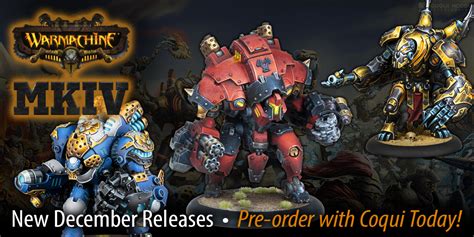 Privateer Press December Releases • Coqui Hobby Distribution